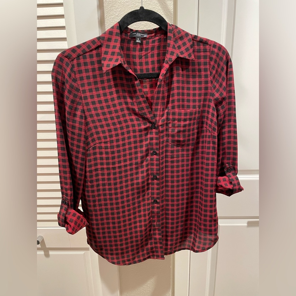 The Limited Ashton XS Button Down Blouse